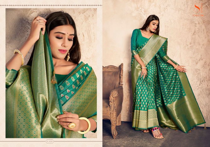 Aura Osha Silk Premium Festive Wear Wholesale Designer Sarees Catalog